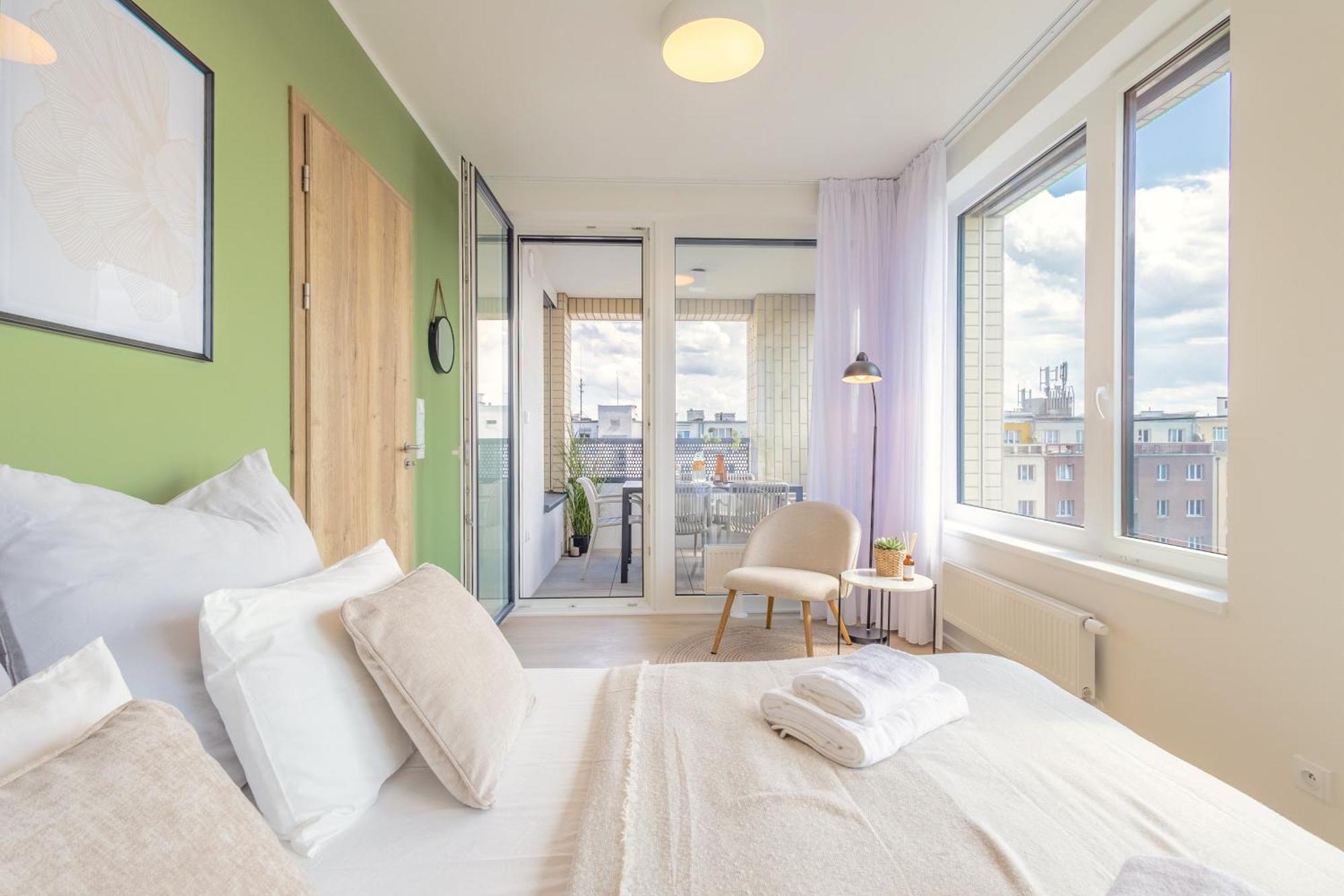 Апартаменты Bright 2Br - 7Th Floor, Balcony, Free Parking By Gravity Прага Экстерьер фото